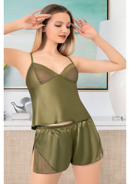 Iç Giyim Miss Laris Saten Şortlu Gecelik Takım fiyatları