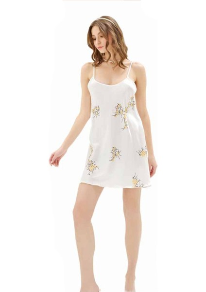 Iç Giyim Moongirl Saten Kısa Gecelik