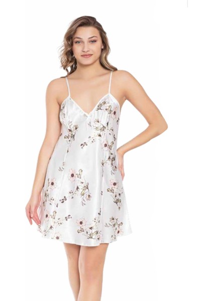 Iç Giyim Moongirl Saten Kısa Gecelik