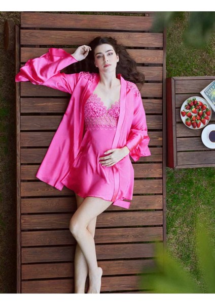 Iç Giyim Moongirl Saten Kısa Ikili Gecelik Takım fiyatları