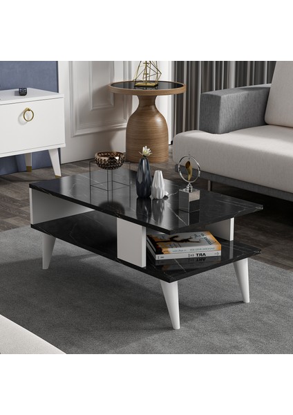 SPA001FB- Ayla Orta Sehpa Royalmermer-Beyaz fiyatları