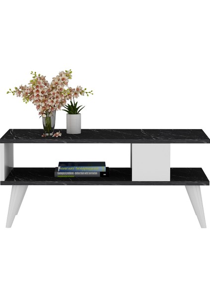 SPA001FB- Ayla Orta Sehpa Royalmermer-Beyaz