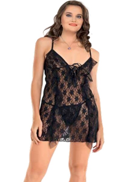 Iç Giyim Moongirl Fantezi Büyük Beden Tül Gecelikler