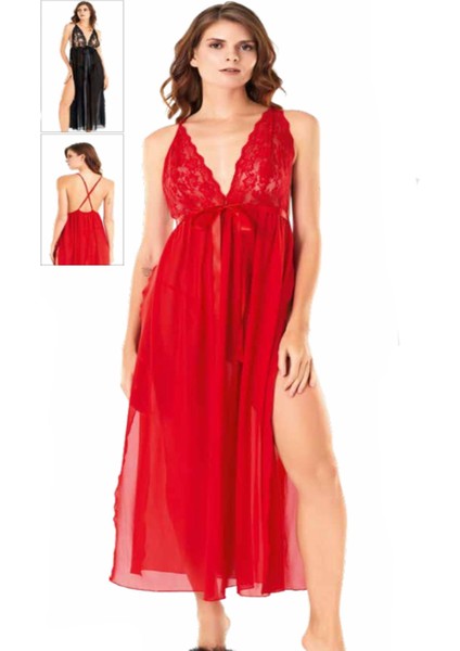 Iç Giyim Moongirl Uzun Tül Gecelik