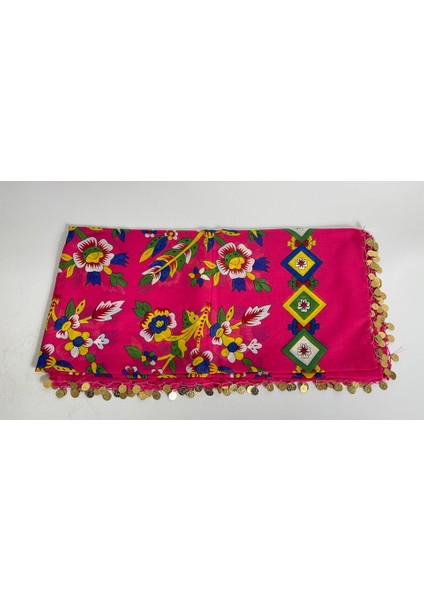 Pullu Tokat Yazması Çengelköy Deseni Eşarp - 100 x 100 cm Çeyizlik Yazma fiyatları