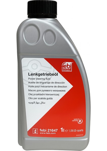 21647 Pentosin Hidrolik Direksiyon ve Süspansiyon Yağı – 1 Litre modelleri