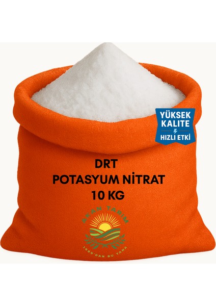 Drt Potasyum Nitrat 13-0-46 Damlama Gübresi | Meyve Şişirici ve İritici| 10 KG