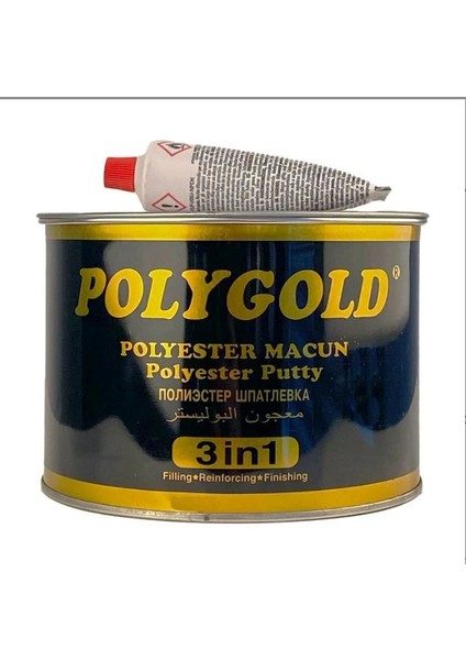 3in1 Polyester Ga-Çelik-Fiber Macun Yeşil 2,5 kg