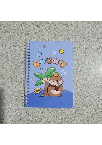 Capybara 1 Adet Not Defteri Kapibara Defter