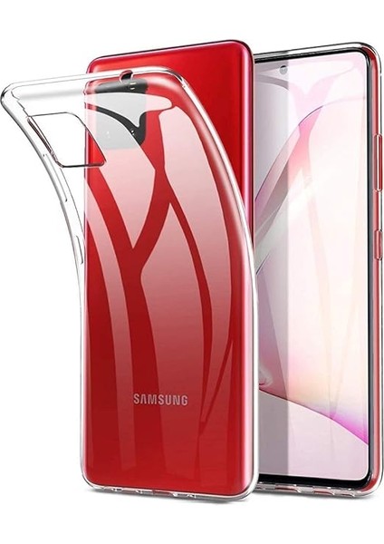 Samsung Galaxy S10 Lite Şeffaf Silikon Kılıf