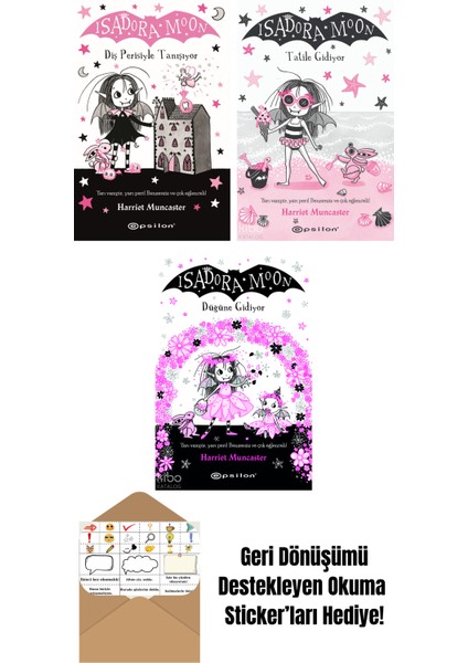 Harriet Muncaster 3 Kitap Seti + Okuma Sticker'ları