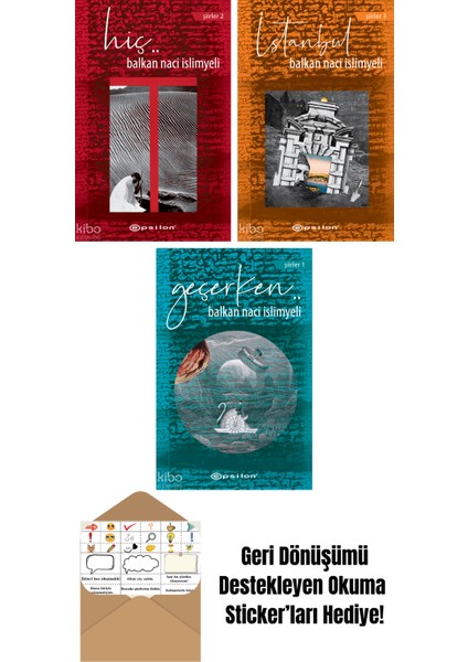 Balkan Naci Islimyeli 3 Kitap Seti + Okuma Sticker'ları