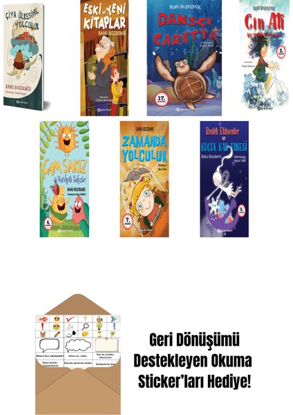 Banu Bozdemir 7 Kitap Seti + Okuma Sticker'ları