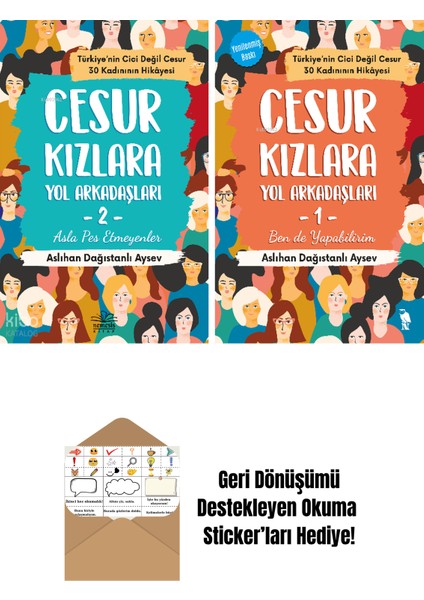 Aslıhan Dağıstanlı Aysev 2 Kitap Seti + Okuma Sticker'ları