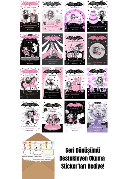Harriet Muncaster 16 Kitap Seti + Okuma Sticker'ları