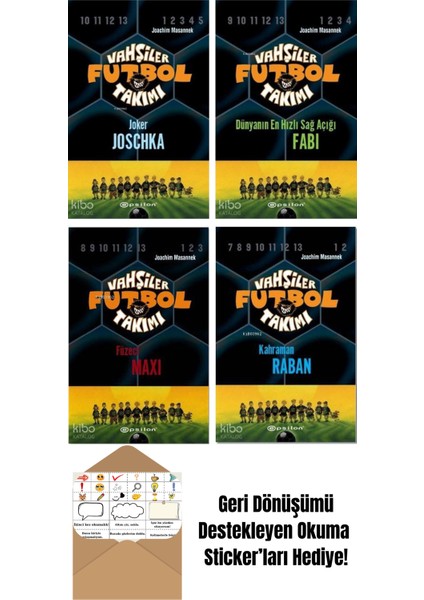 Joachim Masannek 4 Kitap Seti + Okuma Sticker'ları