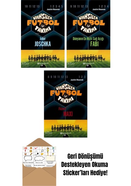 Joachim Masannek 3 Kitap Seti + Okuma Sticker'ları