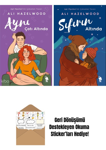 Ali Hazelwood 2 Kitap Seti + Okuma Sticker'ları
