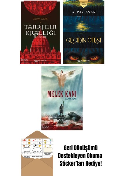 Alpay Asar 3 Kitap Seti + Okuma Sticker'ları