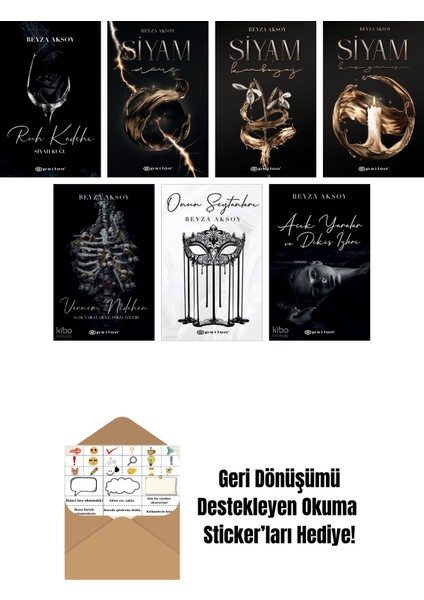 Beyza Aksoy 7 Kitap Seti + Okuma Sticker'ları