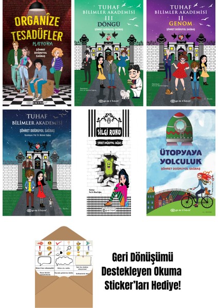 Şöhret Doğruyol Sağbaş 6 Kitap Seti + Okuma Sticker'ları