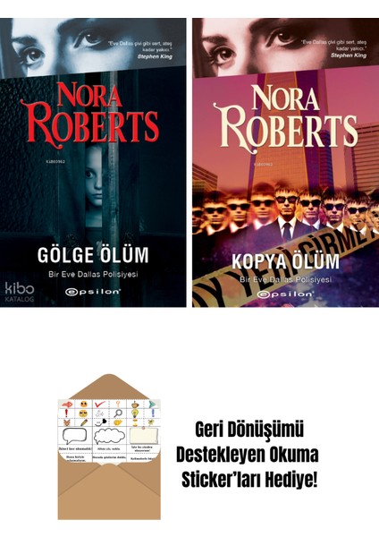 Nora Roberts 2 Kitap Seti + Okuma Sticker'ları