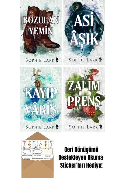 Sophie Lark 4 Kitap Seti + Okuma Sticker'ları