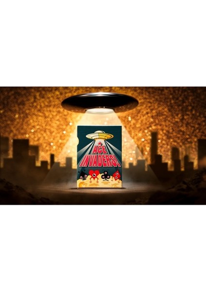 Ace Invaders (Standard Edition) Premium Oyun Kağıdı Kartı Iskambil Kartları Destesi fiyatları