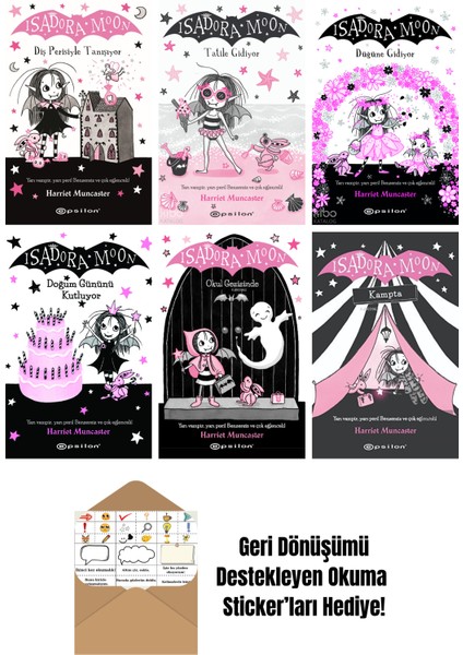 Harriet Muncaster 6 Kitap Seti + Okuma Sticker'ları