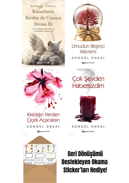 Songül Ünsal 4 Kitap Seti + Okuma Sticker'ları