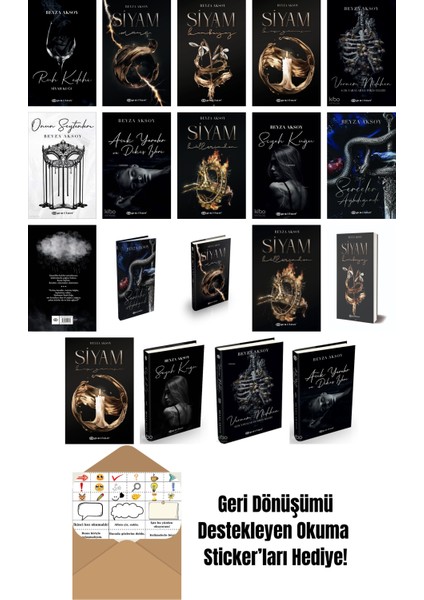 Beyza Aksoy 19 Kitap Seti + Okuma Sticker'ları