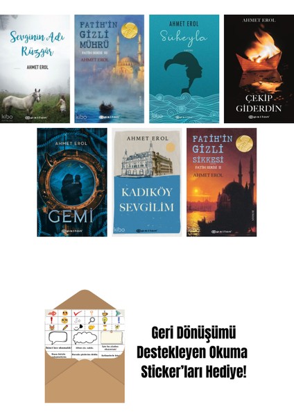 Ahmet Erol 7 Kitap Seti + Okuma Sticker'ları