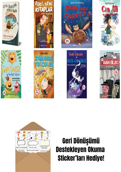 Banu Bozdemir 8 Kitap Seti + Okuma Sticker'ları