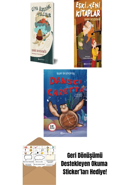 Banu Bozdemir 3 Kitap Seti + Okuma Sticker'ları