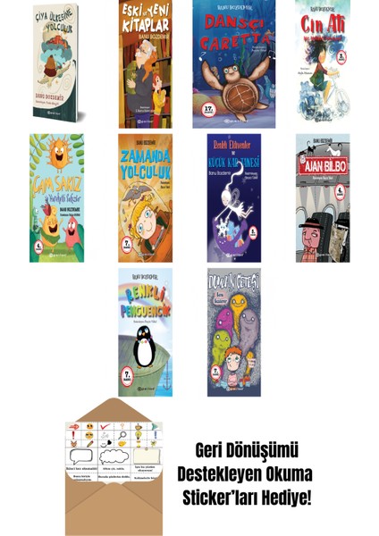 Banu Bozdemir 10 Kitap Seti + Okuma Sticker'ları