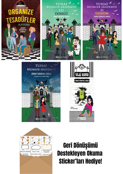 Şöhret Doğruyol Sağbaş 5 Kitap Seti + Okuma Sticker'ları