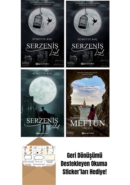 Sümeyye Koç 4 Kitap Seti + Okuma Sticker'ları