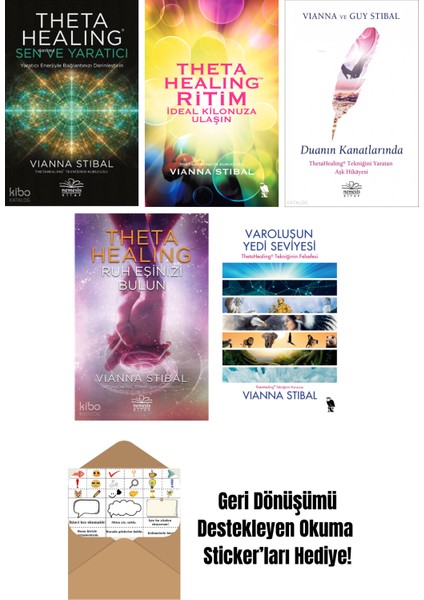 Vianna Stibal 5 Kitap Seti + Okuma Sticker'ları