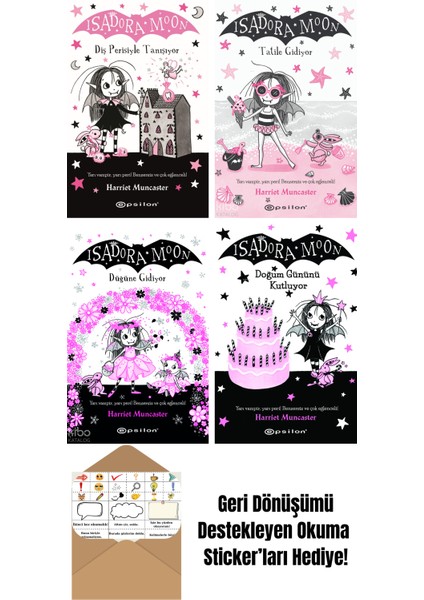 Harriet Muncaster 4 Kitap Seti + Okuma Sticker'ları