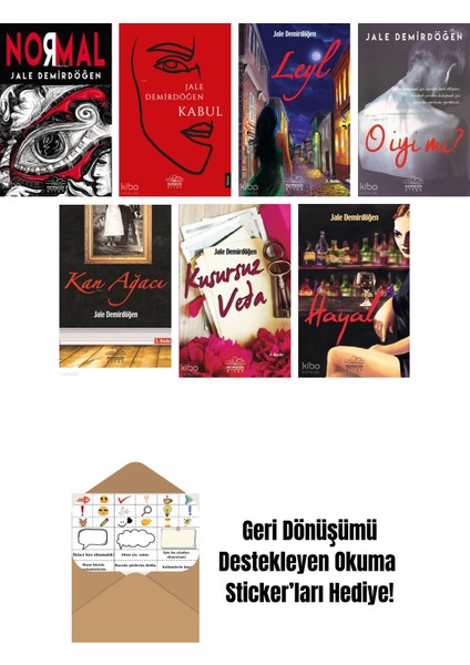 Jale Demirdögen 7 Kitap Seti + Okuma Sticker'ları