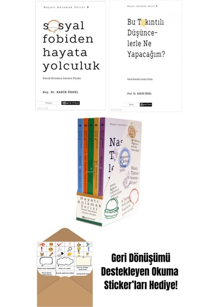 Kadir Özdel 3 Kitap Seti + Okuma Sticker'ları