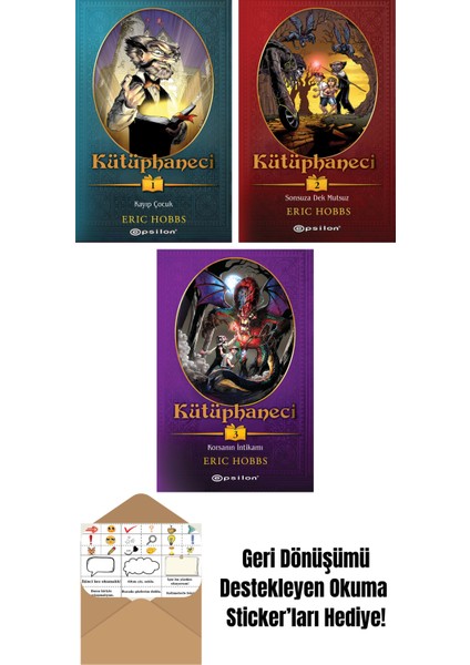 Eric Hobbs 3 Kitap Seti + Okuma Sticker'ları