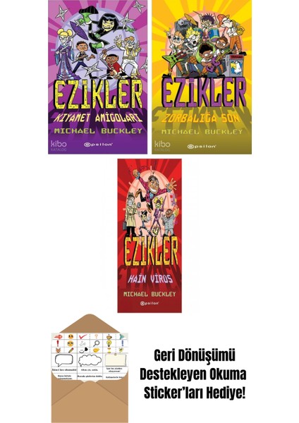 Michael Buckley 3 Kitap Seti + Okuma Sticker'ları