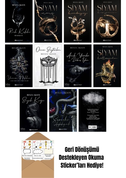 Beyza Aksoy 11 Kitap Seti + Okuma Sticker'ları
