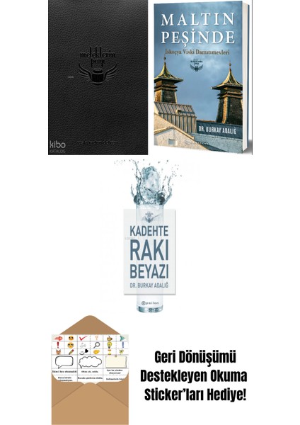 Burkay Adalığ 3 Kitap Seti + Okuma Sticker'ları