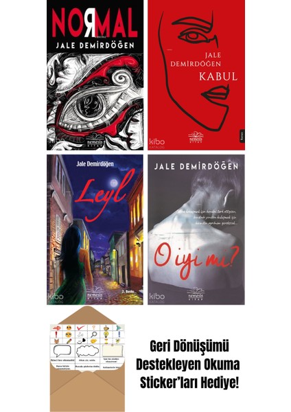 Jale Demirdögen 4 Kitap Seti + Okuma Sticker'ları