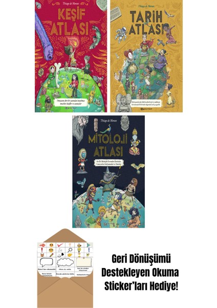 Thiago De Moraes 3 Kitap Seti + Okuma Sticker'ları