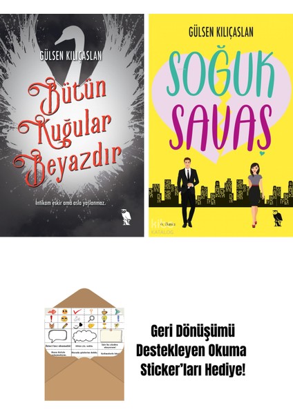 Gülsen Kılıçaslan 2 Kitap Seti + Okuma Sticker'ları