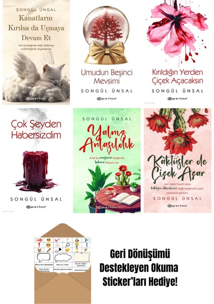 Songül Ünsal 6 Kitap Seti + Okuma Sticker'ları