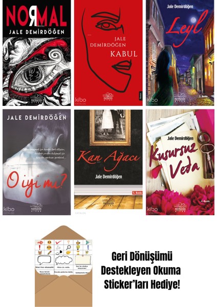 Jale Demirdögen 6 Kitap Seti + Okuma Sticker'ları